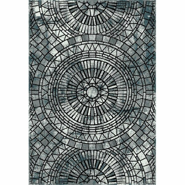 Mayberry Rug 5 ft. 3 in. x 7 ft. 3 in. Denver Titan Area Rug, Multi Color DN8386 5X8